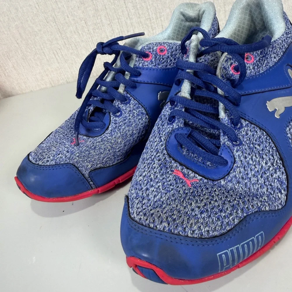 Puma 10 Cell 1.0 Womens Archtec Sport Lifestyle Running Shoes US‎ 8.5 Blue Pink